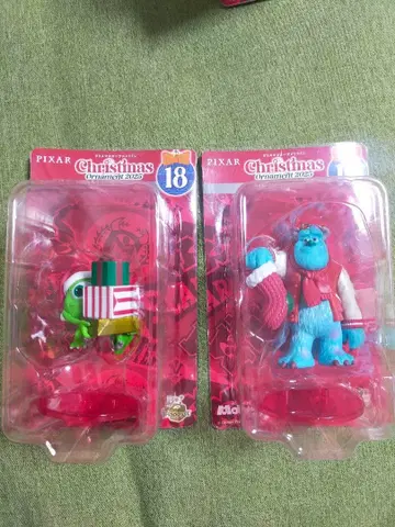 픽사 크리스마스 오너먼트 2체 세트
