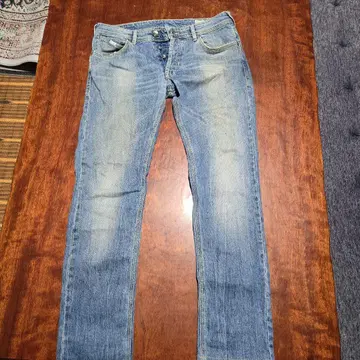 GAS 라이트 블루 스트레이트 데님