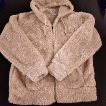 Champion 플리스 자켓 X-LARGE 베이지