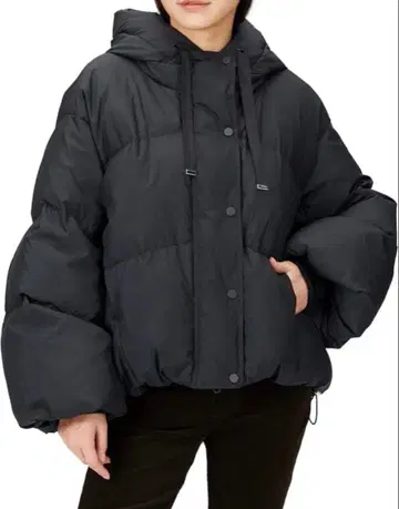 fray i.d 후드 다운 자켓