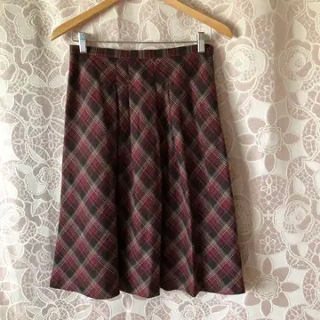 McGREGOR 맥레거 플레어 스커트 울 40