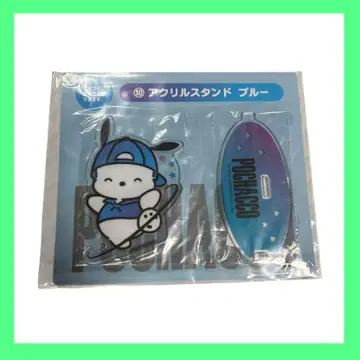 산리오 제일복권 포차코 아크릴 스탠드 블루 미사용 새상품