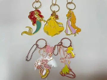 디즈니 프린세스 캐릭터 키링 세트