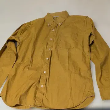 AMERICAN STANDARD 남성용 셔츠 겨자색 M 사이즈