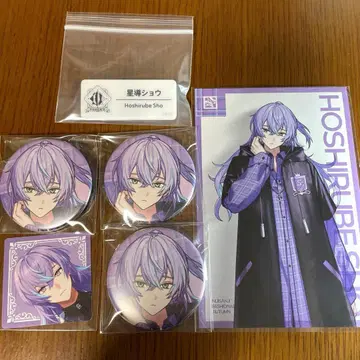 [니지산지] 호시미치 쇼 캔뱃지 네임 배지 스티커 엽서