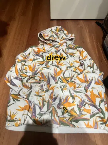 drew house M 후드 부착 후드티 트로피컬