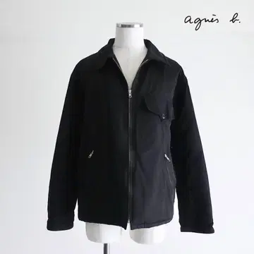 [프랑스제] Agnes b. homme 충전솜 숏 블루종 블랙 2