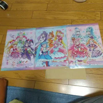 영화 프리큐어 와타풀 프리큐어 클리어 파일 3장 세트