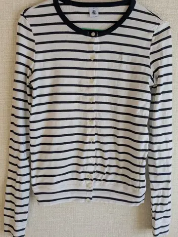 PETIT BATEAU 스트라이프 가디건 XS
