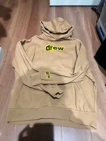 drew 베이지 후드티 M 사이즈