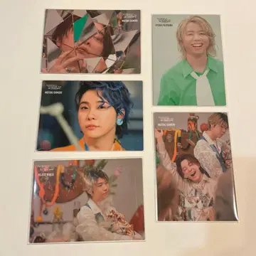 Mrs. GREEN APPLE 노아의 방주 포토 카드 5장 세트