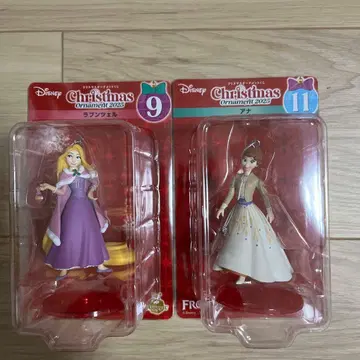 [ 미개봉 새상품 ] Disney 크리스마스 오너먼트 라푼젤 안나 세트