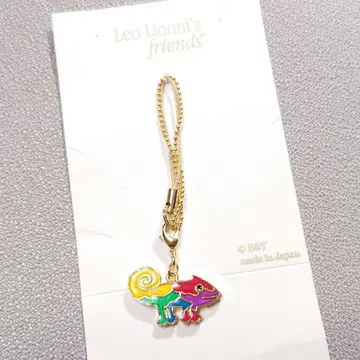 레오 레오니 카멜레온 핸드폰 스트랩&백참