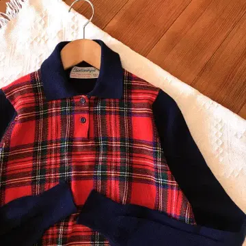 빈티지 BALLANTYNE 캐시미어 니트 셔츠 발란타인