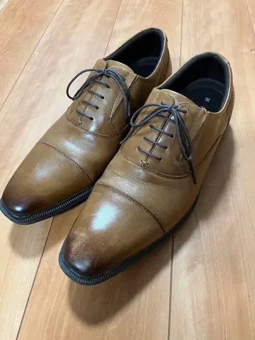 HYDRO-TECH 브라운 가죽 레이스업 슈즈 28.0