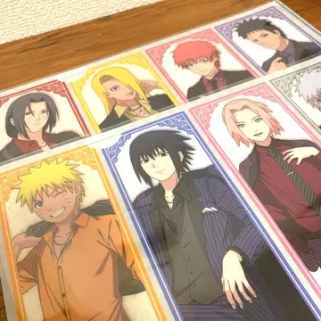 NARUTO TSUTAYA 드레스업 클리어 파일 2장 세트