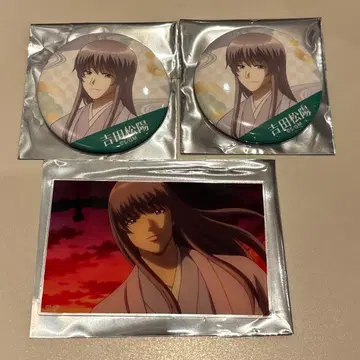 은혼 THE FINAL 4DX 캔뱃지 아크릴 카드 요시다 쇼요