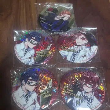 트위스테 하츠라비율 기숙사 대형 캔뱃지 세트