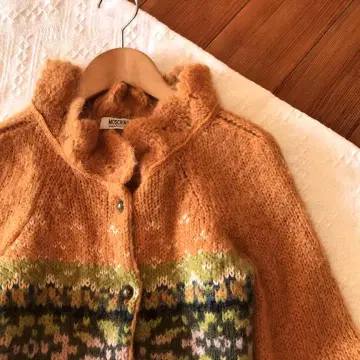 MOSCHINO CHEAP AND CHIC 모헤어 가디건 니트