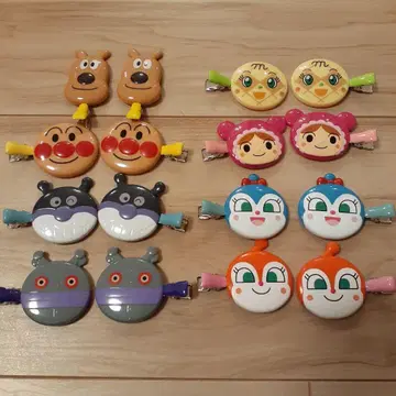 [ 특가 ] 호빵맨 앞머리 클립 16개 세트