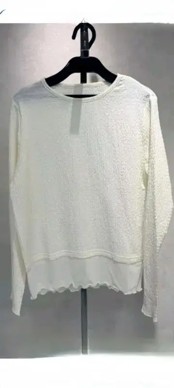 긴팔 상의 화이트 블랙 2세트