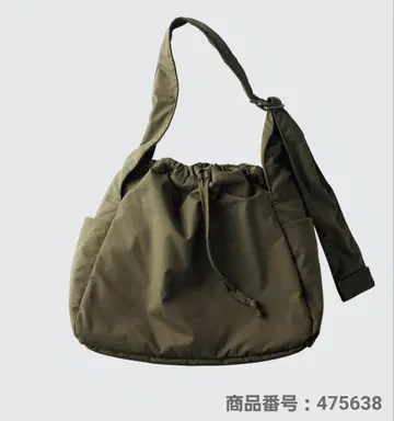 UNIQLO C 소프트 퍼피 숄더백 올리브