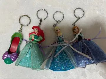 아리엘 엘사 안나 키링 세트