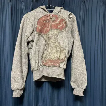 CONP 그레이 후드 맨투맨