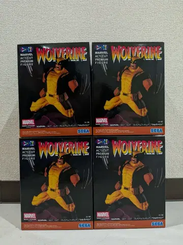 MARVEL 마블 ACT/CUT 울버린 피규어 4체 세트