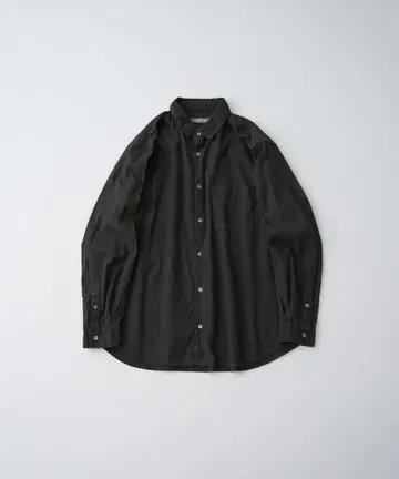 confect 기모 린넨 레귤러 카라 셔츠