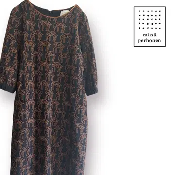 [ 새상품급 ] mina perhonen count 양 총 자수 원피스