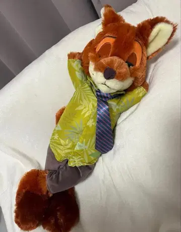 디즈니 스토어 주토피아 닉 봉제 인형 이케누이