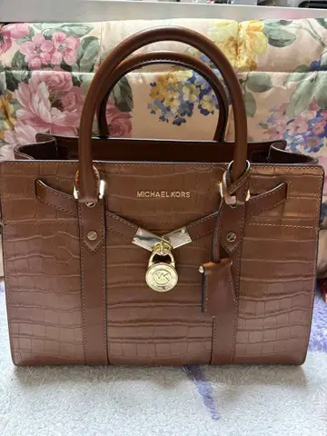 미사용품 MICHAEL KORS 브라운 핸드백