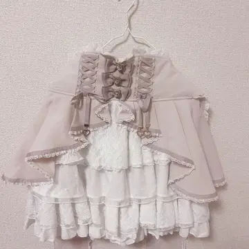 LIZLISA 프론트 카슈쿨 스커트 핑크