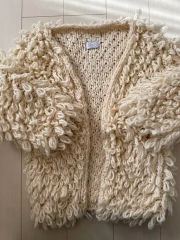 RIKOTA poodle cardigan 푸들 가디건 XL