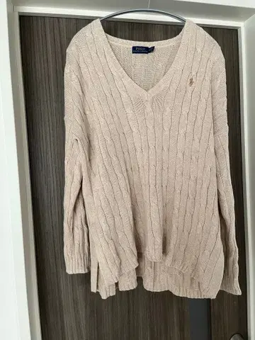 랄프 로렌 슬릿 니트