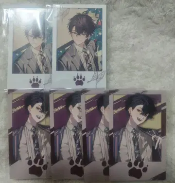 니지산지 Oriens 2주년 레어 폴라로이드풍 카드 금박 사에키 잇테츠