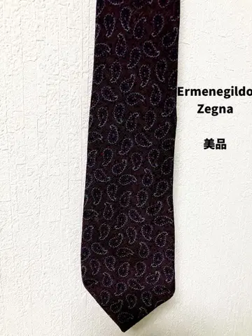 Ermenegildo Zegna 페이즐리 무늬 넥타이