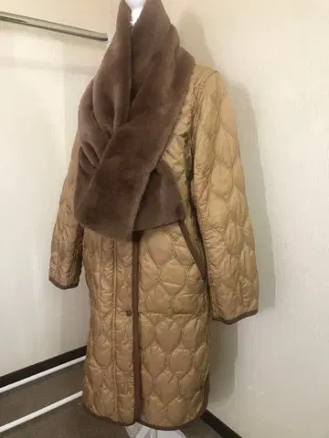 모라비토 블랑 퀼팅 코트