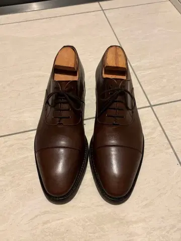 Berwich 버윅 다크 브라운 가죽 드레스 슈즈