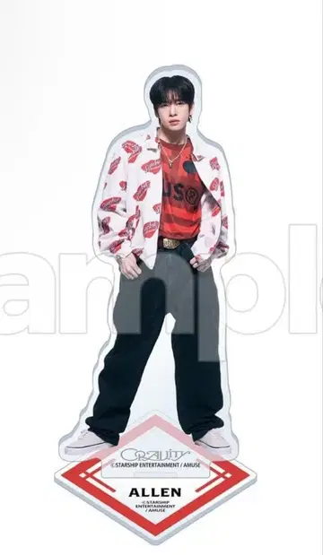 CRAVITY 알렌 아크릴 스탠드 DMM 스크래치