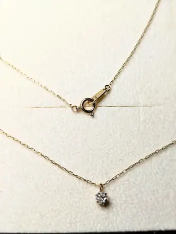 K10 0.15ct 다이아몬드 목걸이