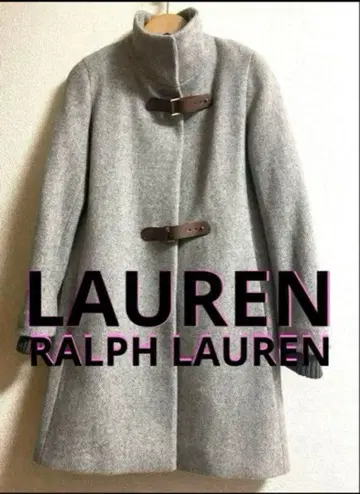 랄프 로렌 코트 스탠드 가죽 벨트