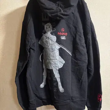 PRIMITIVE NARUTO 우치하 사스케 후드티 M 블랙