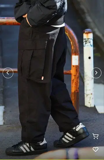 HINSON/힌손 카고 팬츠 블랙 S