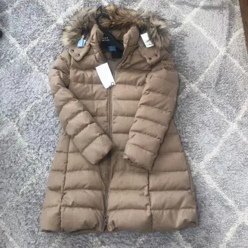 타트라스 롱 다운 코트 베이지 여성용