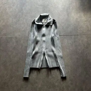 archive grunge drivers knit light blue