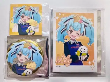 호시카와 릴리 좀비랜드 사가 BOOKOFF 카드+ 캔뱃지 3세트
