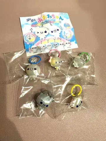 푸쿠푸쿠 아와와짱 메지루시 액세서리 가챠가챠 5개 세트