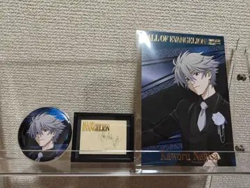 에반게리온전 나기사 카오루 세트 캔뱃지 아크릴 스탠드 엽서